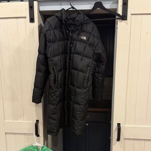 The North Face Women's Long Black Puffer Jacket